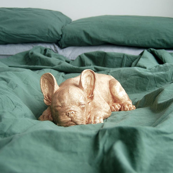 White Moose | Sleeping Frenchie GOLD | Shut the Front Door