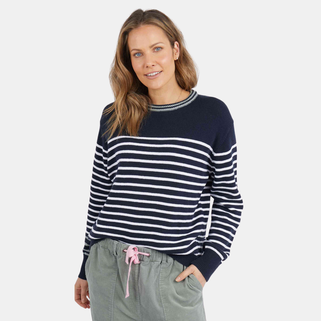 Elm Knitwear | Portia Stripe Knit | Shut the Front Door