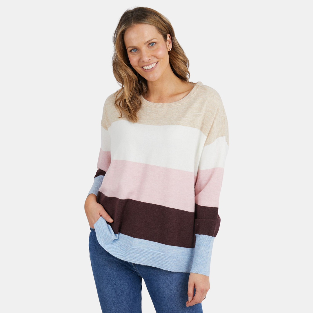 Elm Knitwear | Nellie Stripe Knit | Shut the Front Door