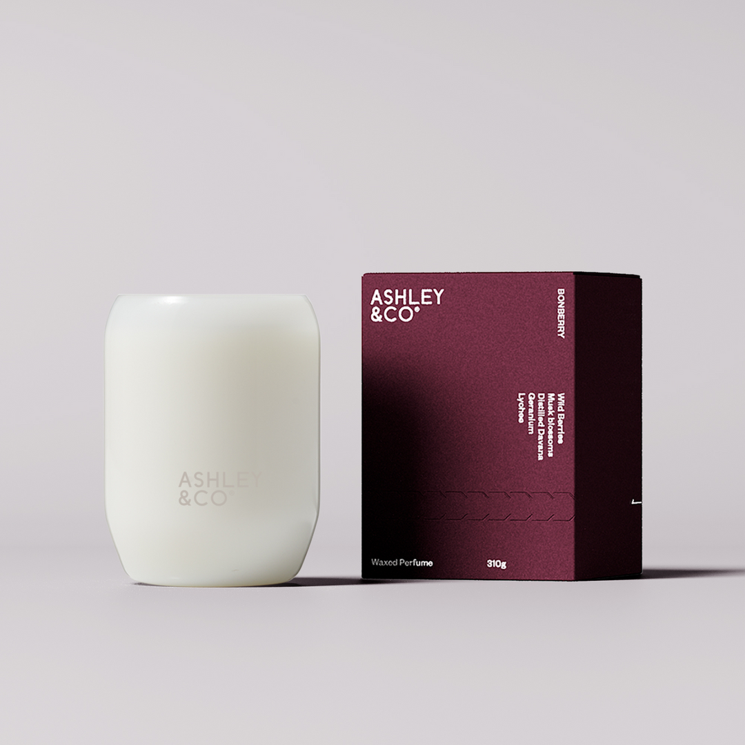 Ashley & Co | Waxed Perfume Candle - Bonberry | Shut the Front Door