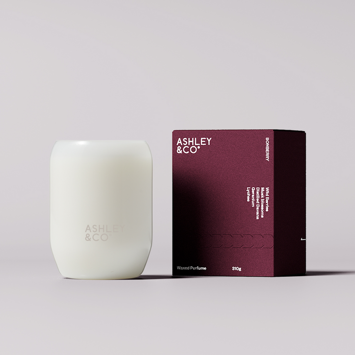Ashley & Co | Waxed Perfume Candle - Bonberry | Shut the Front Door