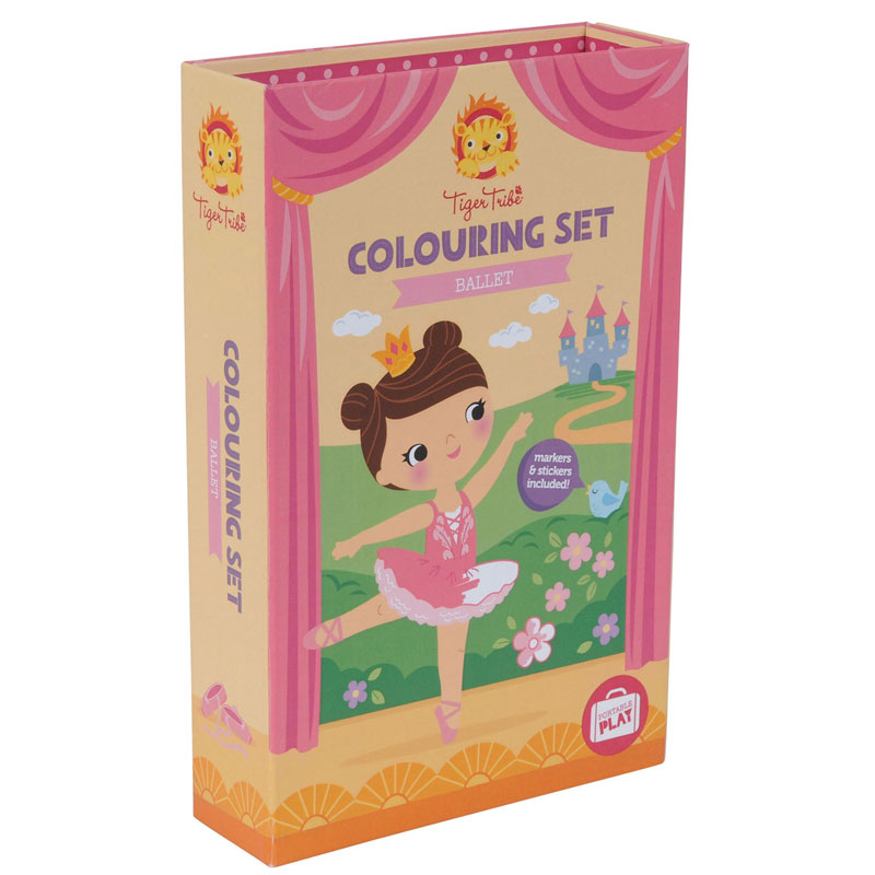 Tiger Tribe | Colouring Set Ballet | Shut the Front Door