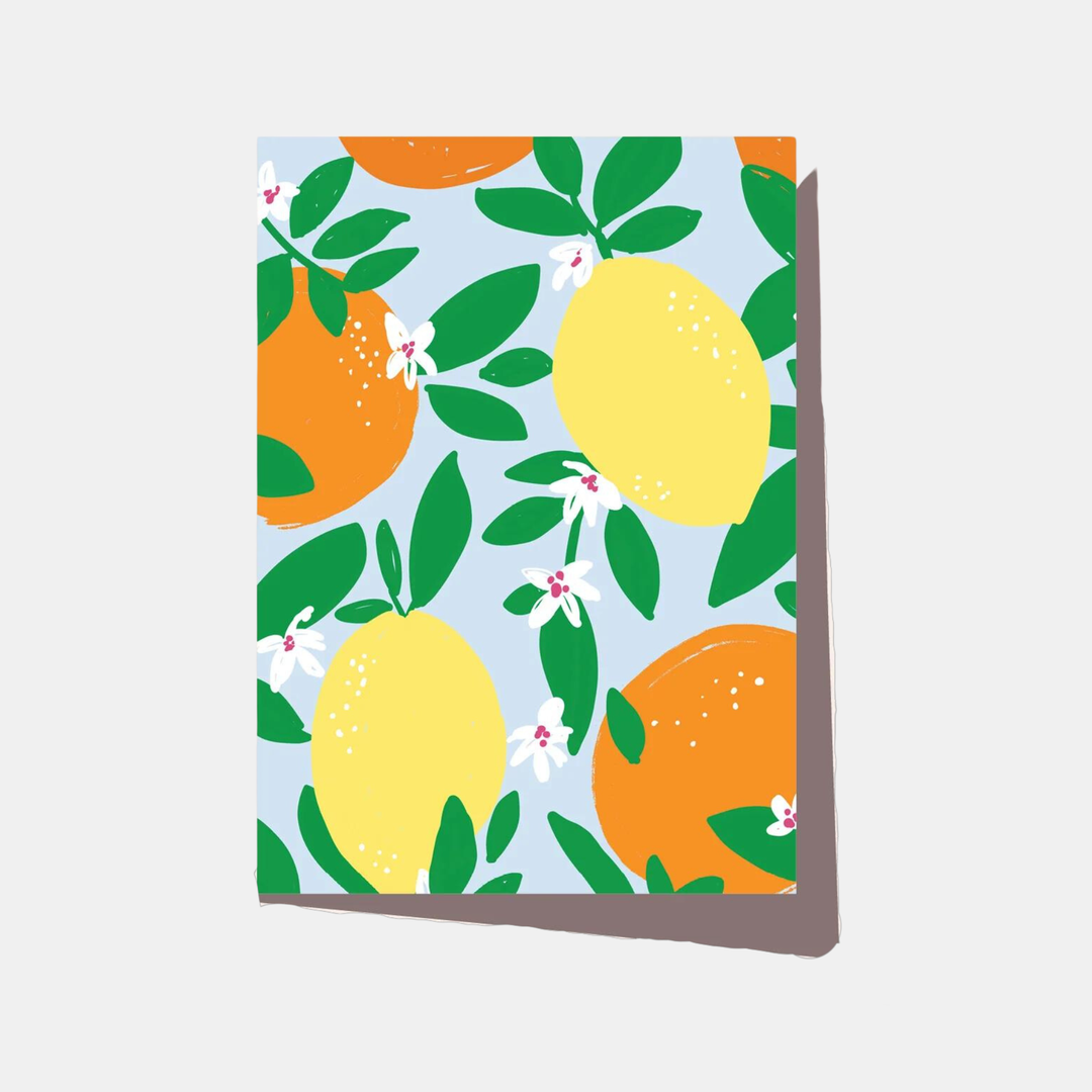 Elm Paper | Card Amalfi Citrus | Shut the Front Door