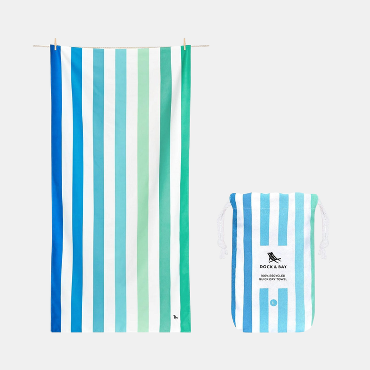 Dock & Bay | Beach Towel Summer Collection - XL Endless River | Shut the Front Door