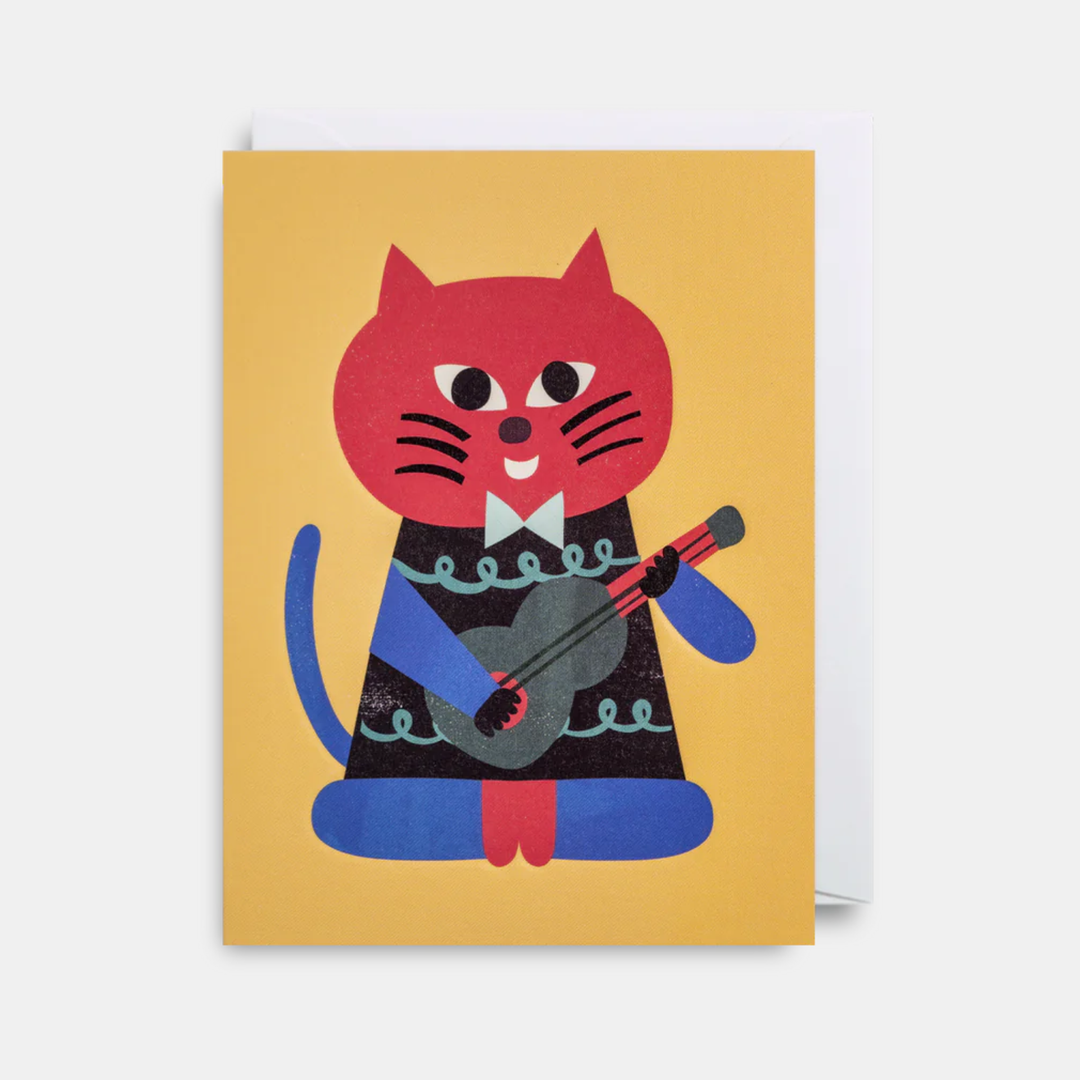 Lagom | Card Guitar Cat | Shut the Front Door