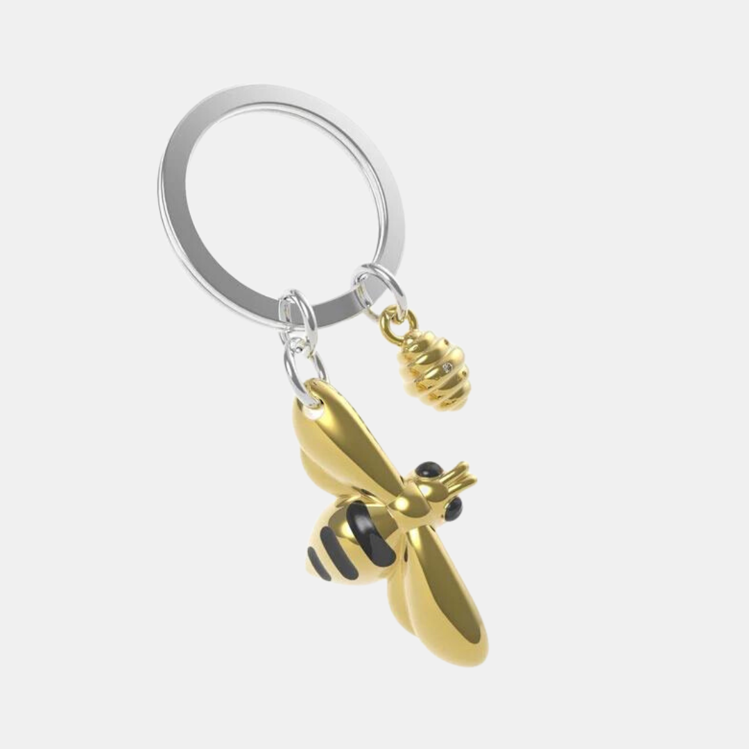 Stellar Haus | Bee Keychain - Gold | Shut the Front Door