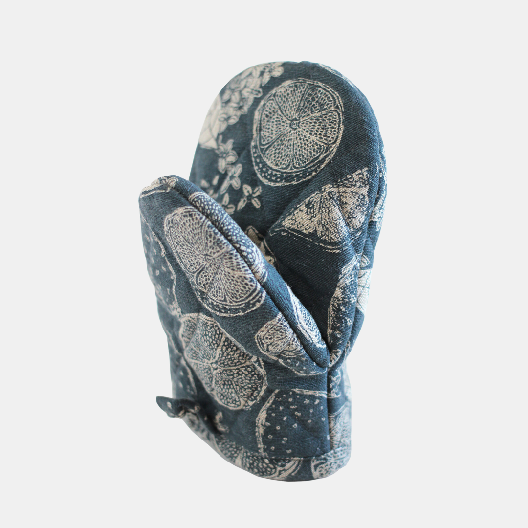 Raine & Humble | Lemon Marmalade Short Oven Glove - Dark Slate | Shut the Front Door