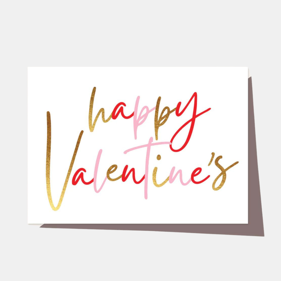 Elm Paper | Card Happy Valentine's Script | Shut the Front Door