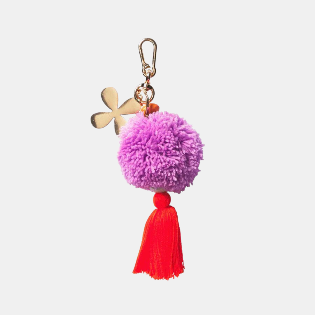 SAGE & CLARE | Nicci Key Ring - Mauve | Shut the Front Door