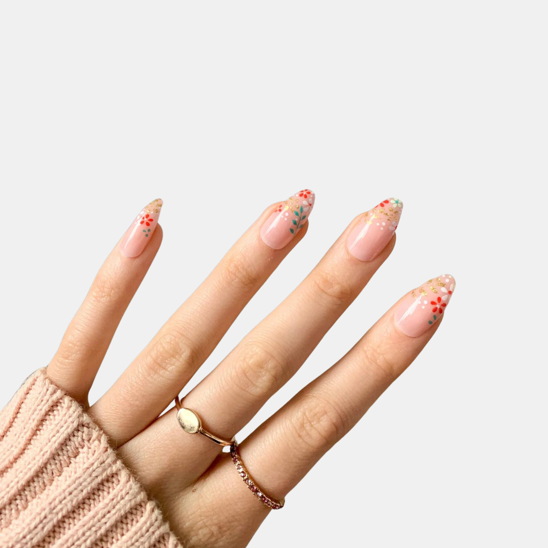 Pressing Nails | Pressing Nails - Floral Tip | Shut the Front Door