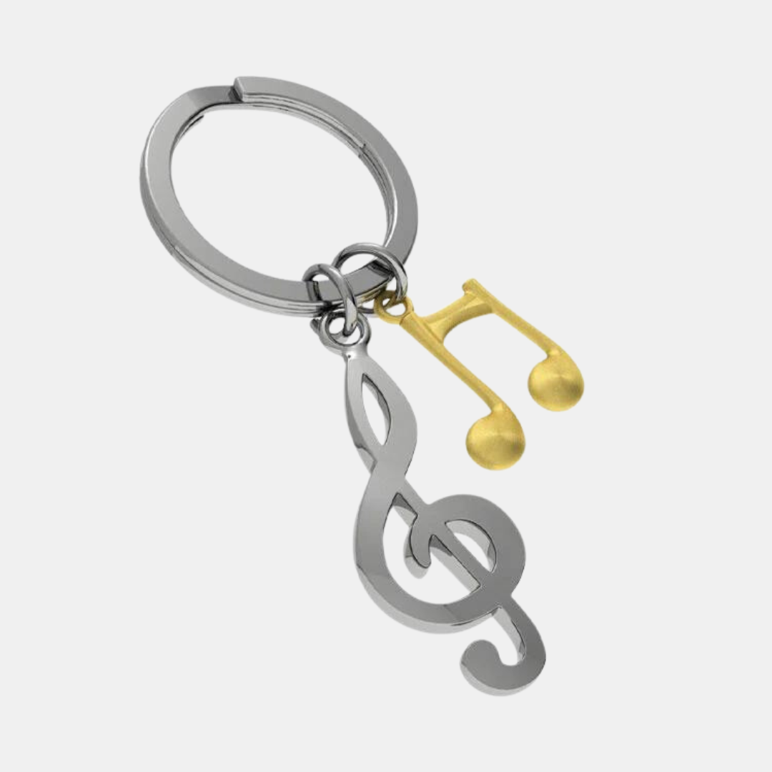 Stellar Haus | Musical Notes Keychain | Shut the Front Door