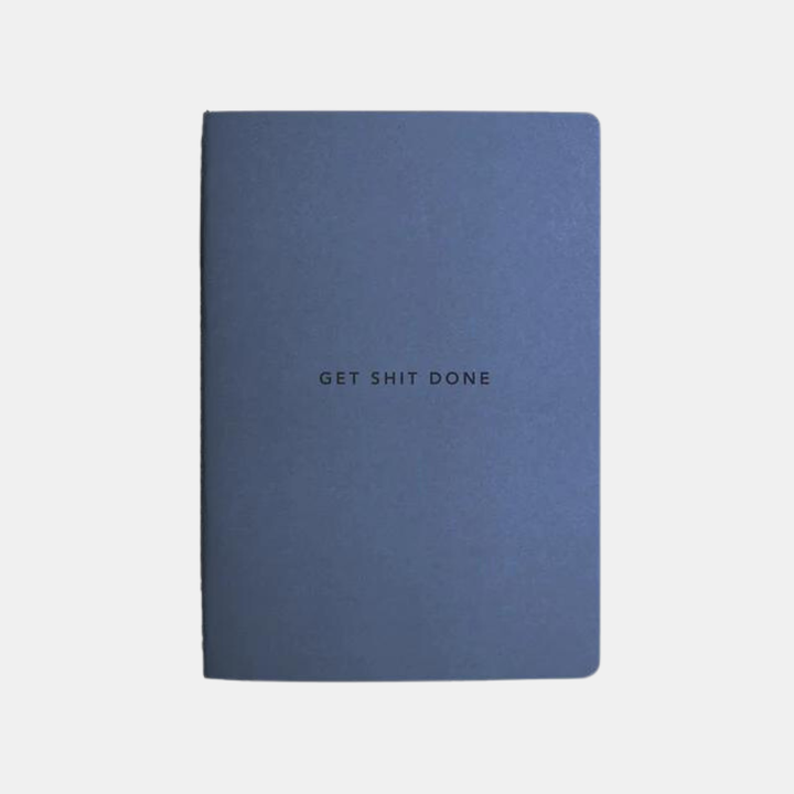 Mi Goals | Get Shit Done Notebook A5 - Element Blue | Shut the Front Door