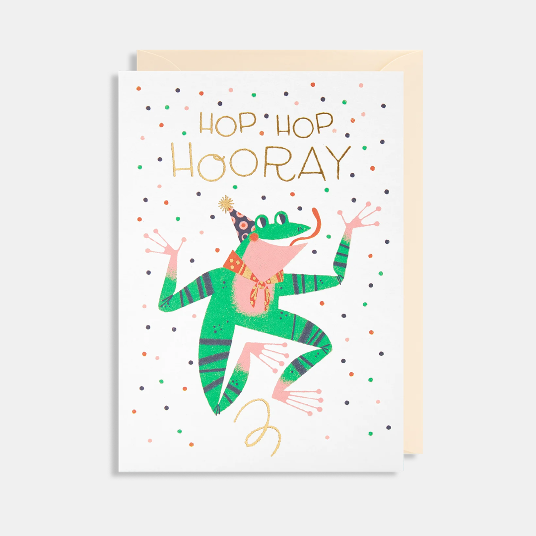 Lagom | Card Hop Hop Hooray Frog | Shut the Front Door