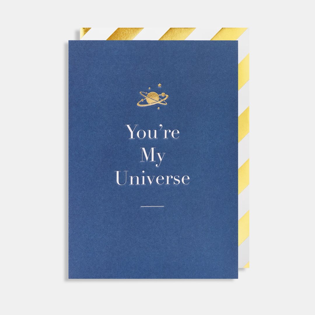 Lagom | Card You're My Universe - Navy | Shut the Front Door