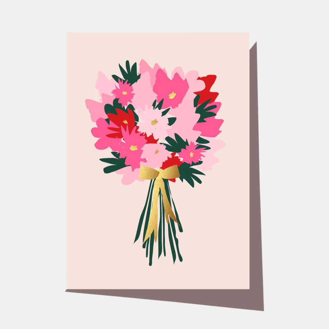 Elm Paper | Card Flower Bunch Pink | Shut the Front Door