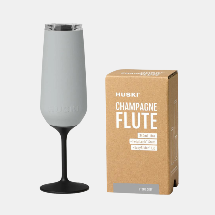 Huski | Huski Champagne Flute - Stone Grey | Shut the Front Door