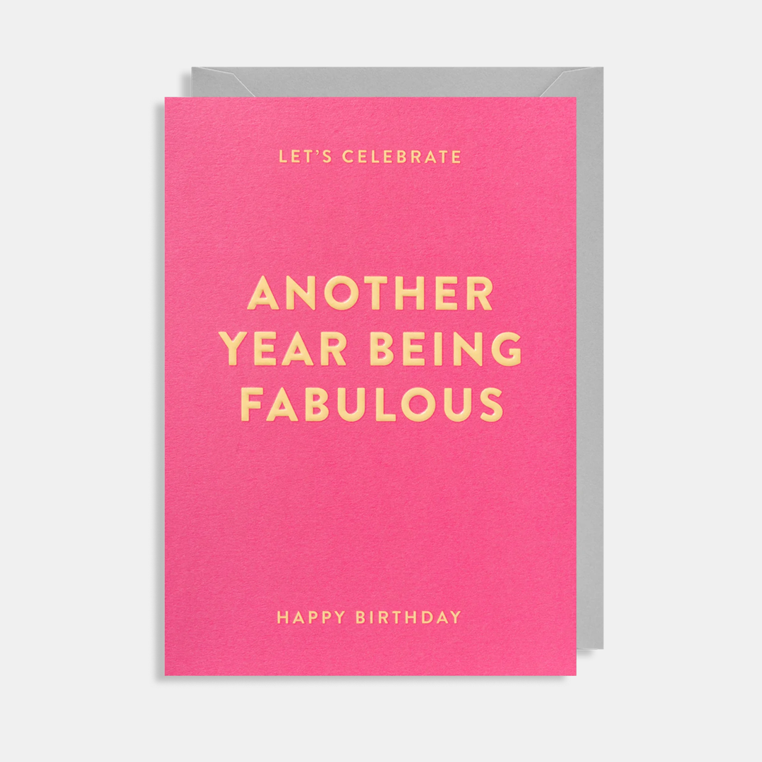 Lagom | Card Let's Celebrate Another Year Being Fabulous | Shut the Front Door
