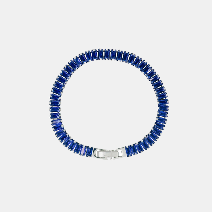 Tiger Tree | Bracelet Sapphire Baguette - Silver | Shut the Front Door