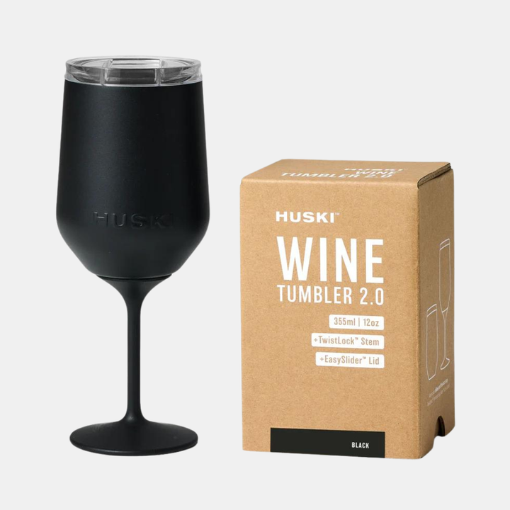Huski | Huski Wine Tumbler 2.0 - Black | Shut the Front Door