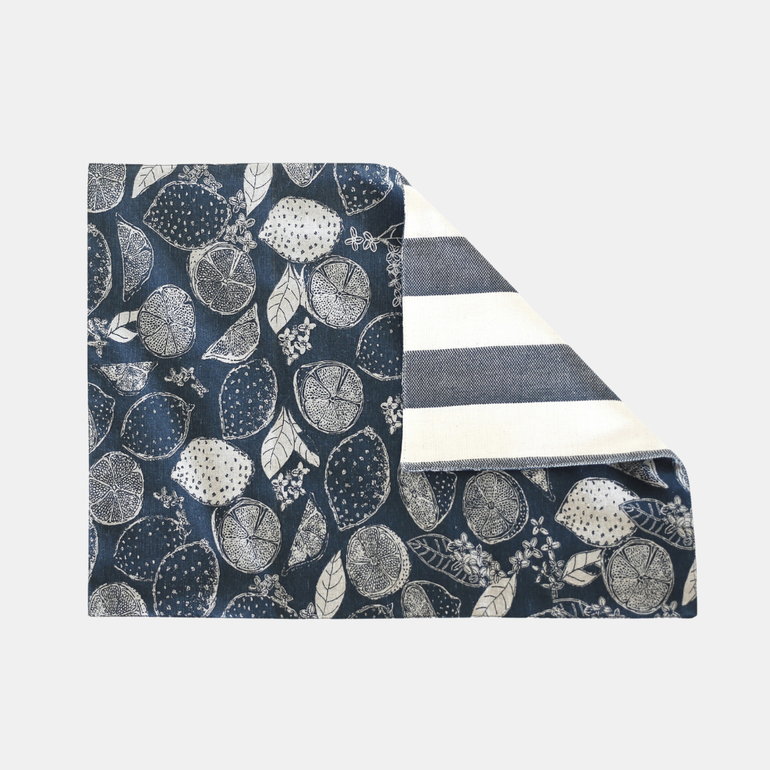 Raine & Humble | Lemon Marmalade Placemat S/4 - Dark Slate | Shut the Front Door