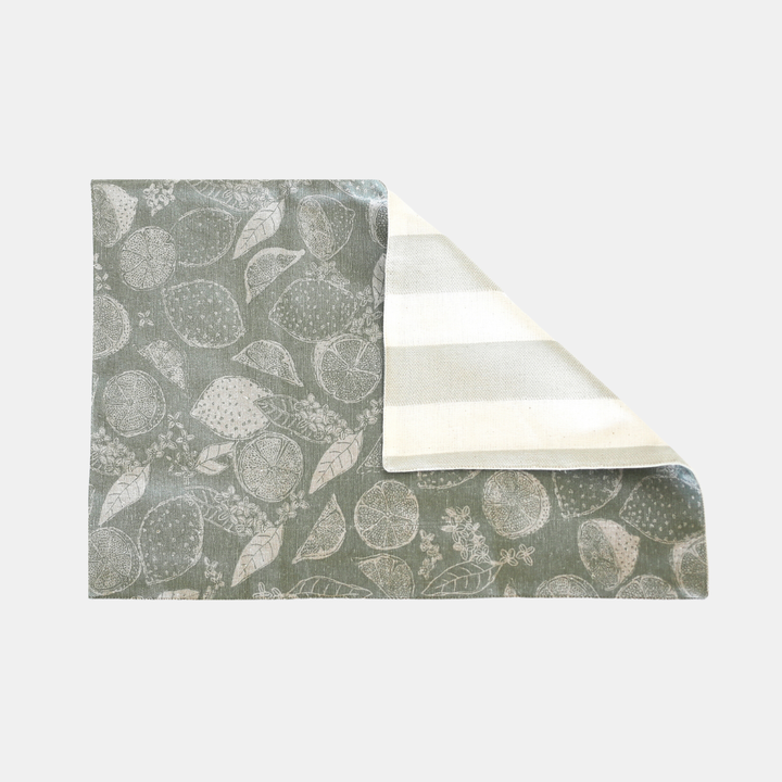 Raine & Humble | Lemon Marmalade Placemat S/4 - Sage | Shut the Front Door