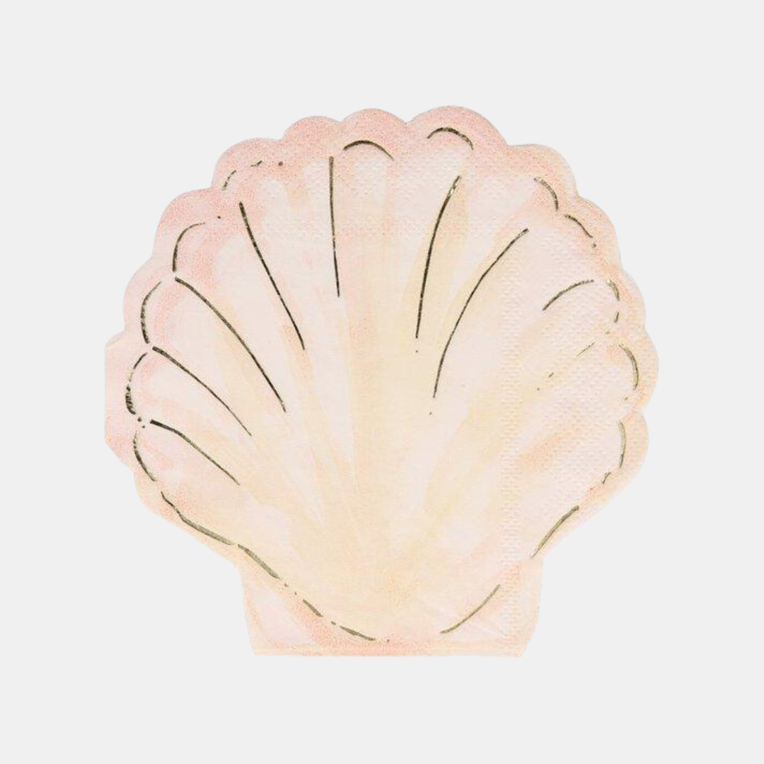 Meri Meri | Watercolour Clam Napkins | Shut the Front Door