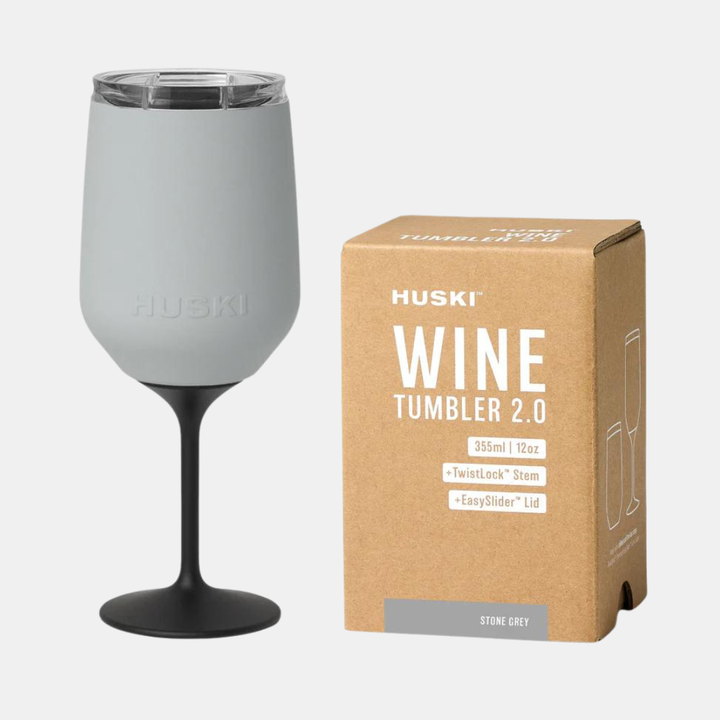 Huski | Huski Wine Tumbler 2.0 - Stone Grey | Shut the Front Door