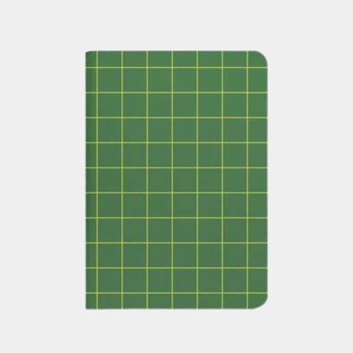 Lettuce | Pocket Notebook - Green Grid | Shut the Front Door