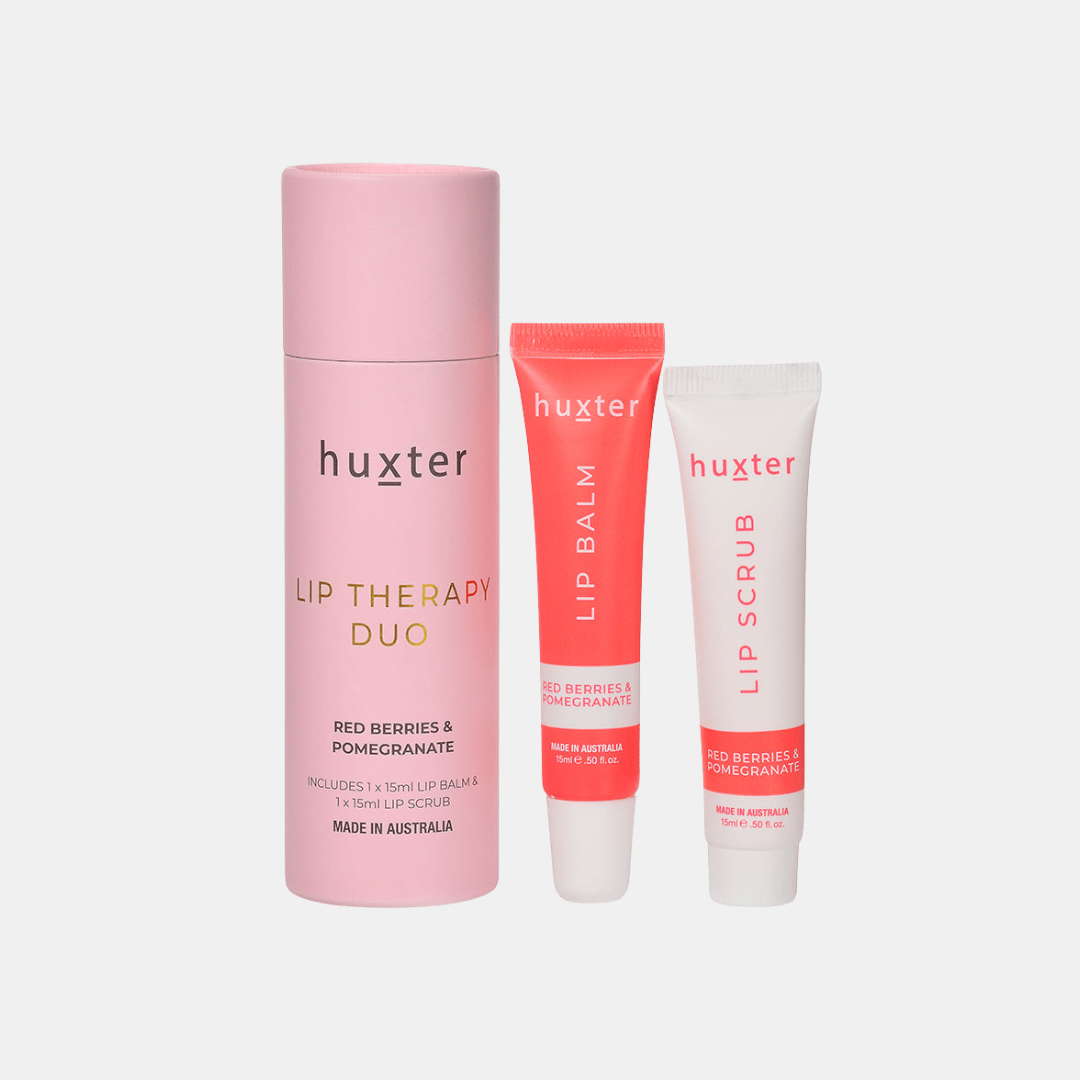 Huxter | Lip Therapy Duo - Red Berries & Pomegranate | Shut the Front Door