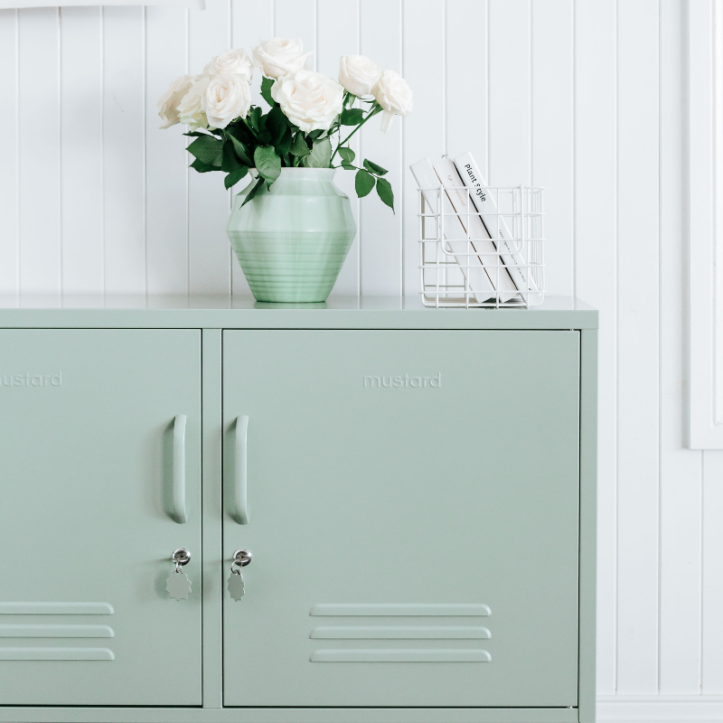 Mustard | Lowdown Locker - Sage | Shut the Front Door