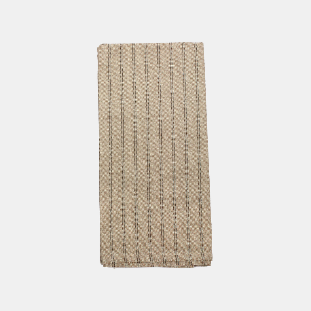 Raine & Humble | Artichoke Tea Towel - Striped - Burnt Olive | Shut the Front Door