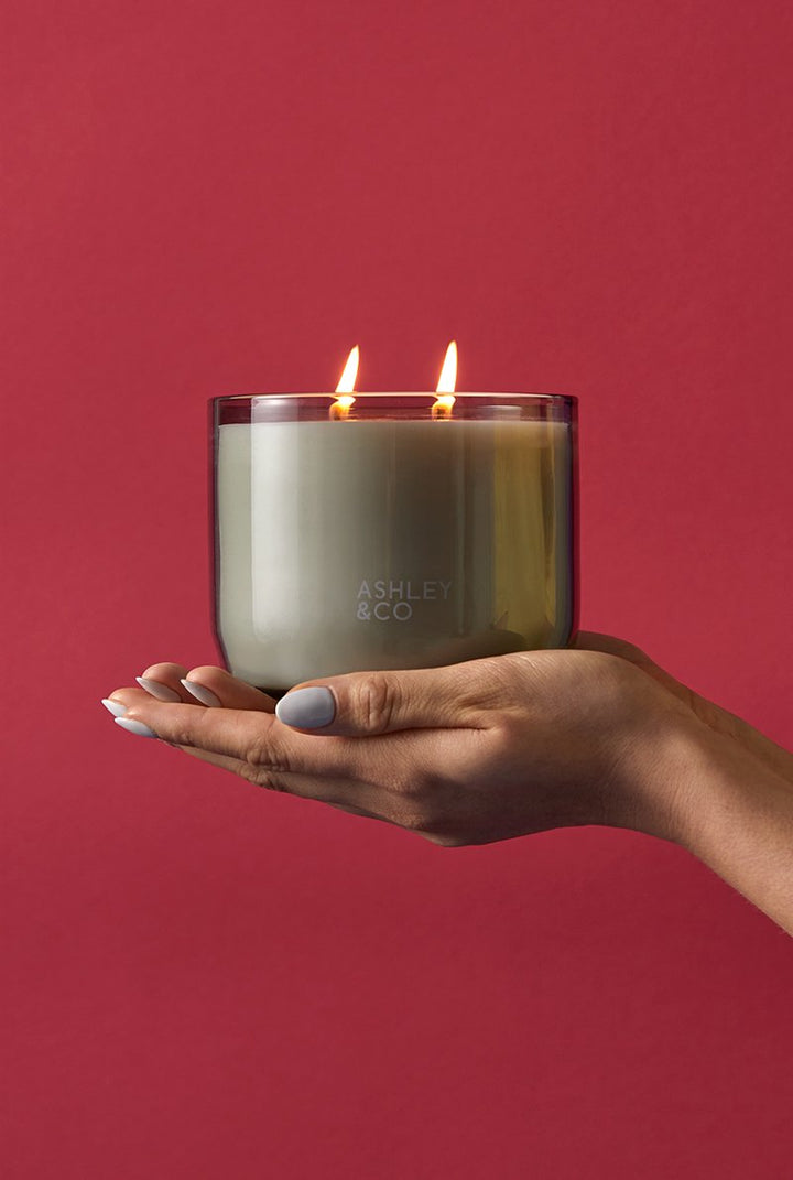 Ashley & Co | Waxed Perfume XL Candle - Blossom & Gilt | Shut the Front Door