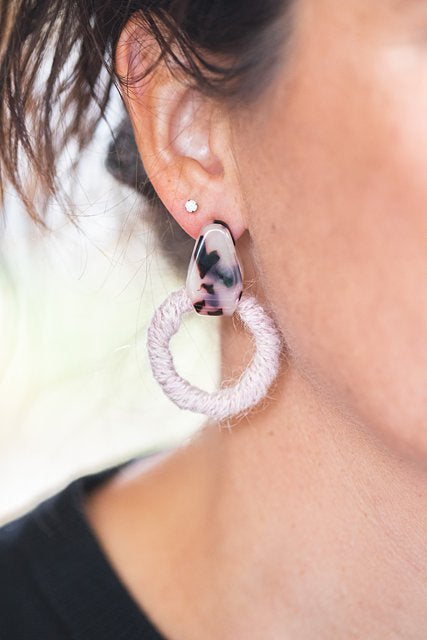 Antler NZ | Winter Tort Hoop Earring | Shut the Front Door