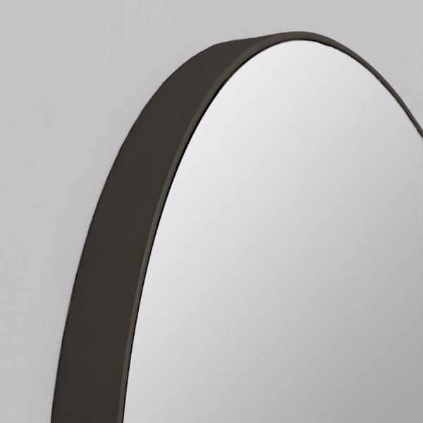 Middle of Nowhere | Flynn Round Mirror 100cm Black | Shut the Front Door