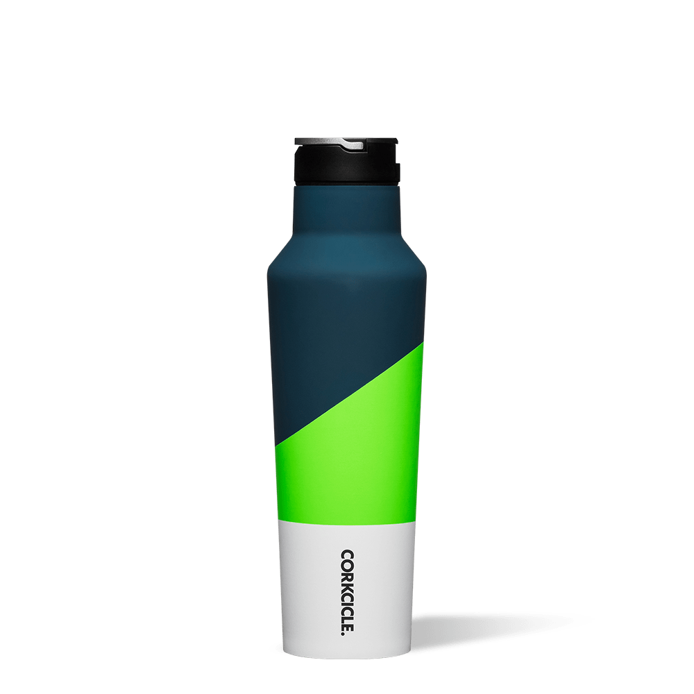 Corkcicle | Corkcicle Colour Block Sports Canteen 600ml - Electric Green | Shut the Front Door