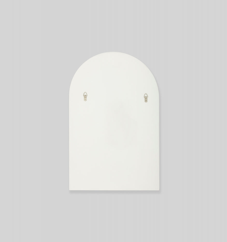 Middle of Nowhere | Bjorn Arch Mirror White 55x85cm | Shut the Front Door