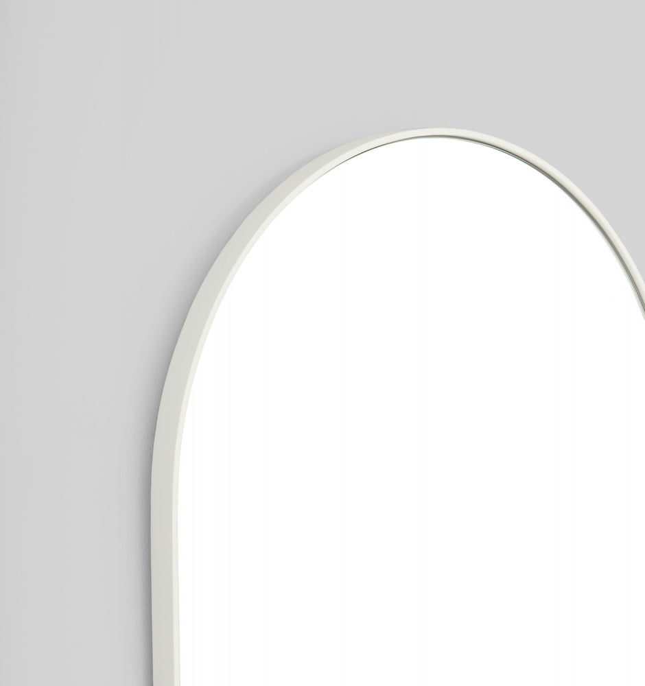 Middle of Nowhere | Bjorn Arch Mirror White 55x85cm | Shut the Front Door