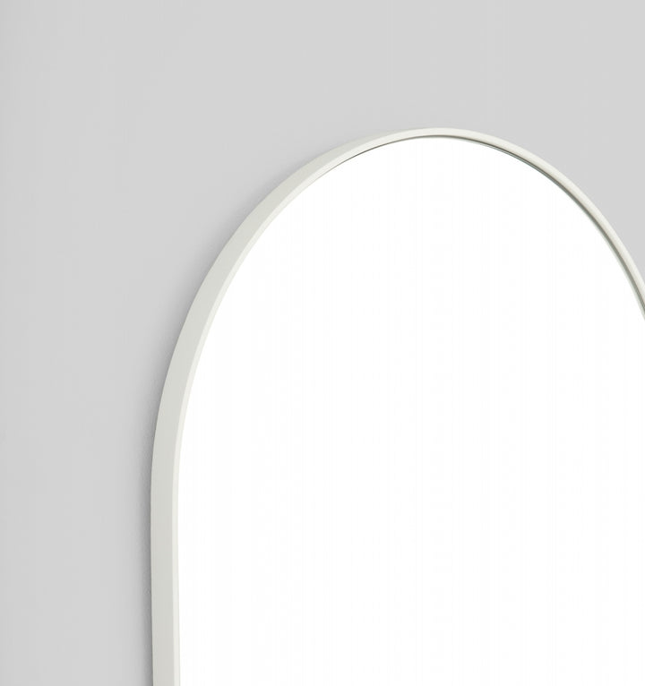Middle of Nowhere | Bjorn Arch Mirror White 55x85cm | Shut the Front Door