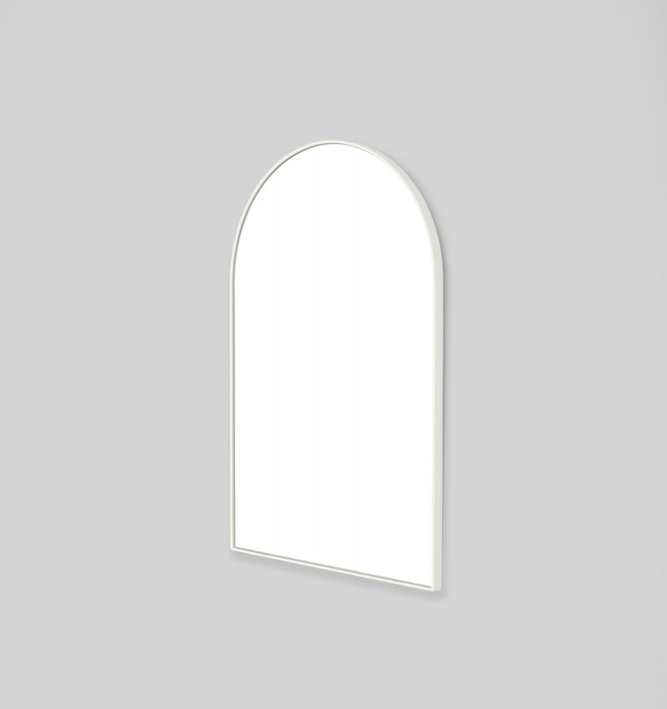 Middle of Nowhere | Bjorn Arch Mirror White 55x85cm | Shut the Front Door