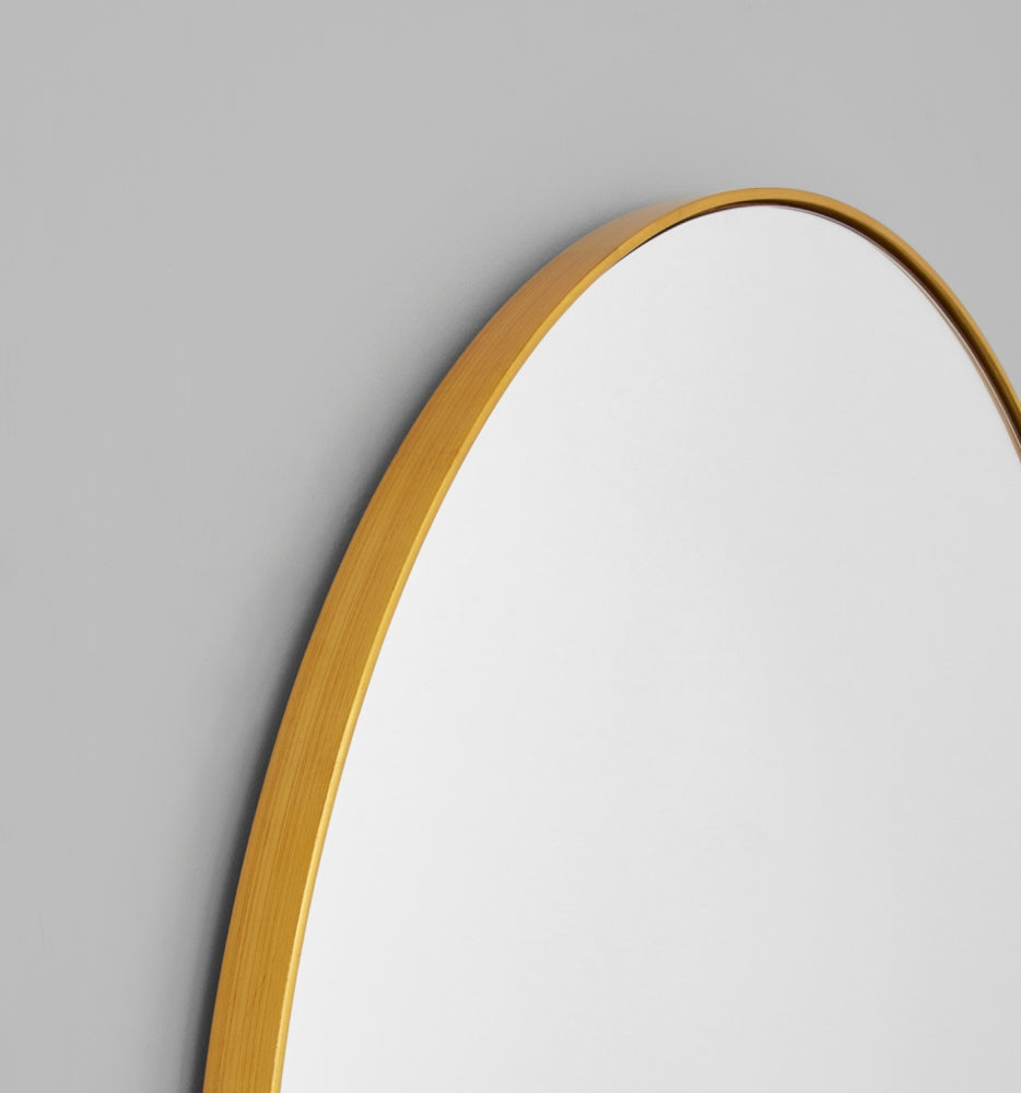 Bjorn Arch Mirror Brass 80 x 85cm Mirror Decor Shut the Front Door
