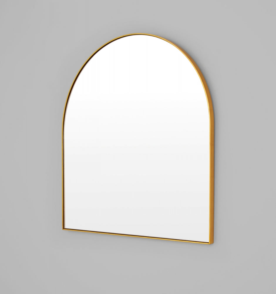 Middle of Nowhere | Bjorn Arch Mirror Brass 80 x 85cm | Shut the Front Door