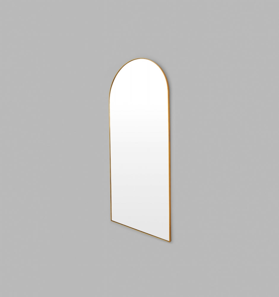 Middle of Nowhere | Bjorn Arch Floor Mirror 80x180cm Brass | Shut the Front Door