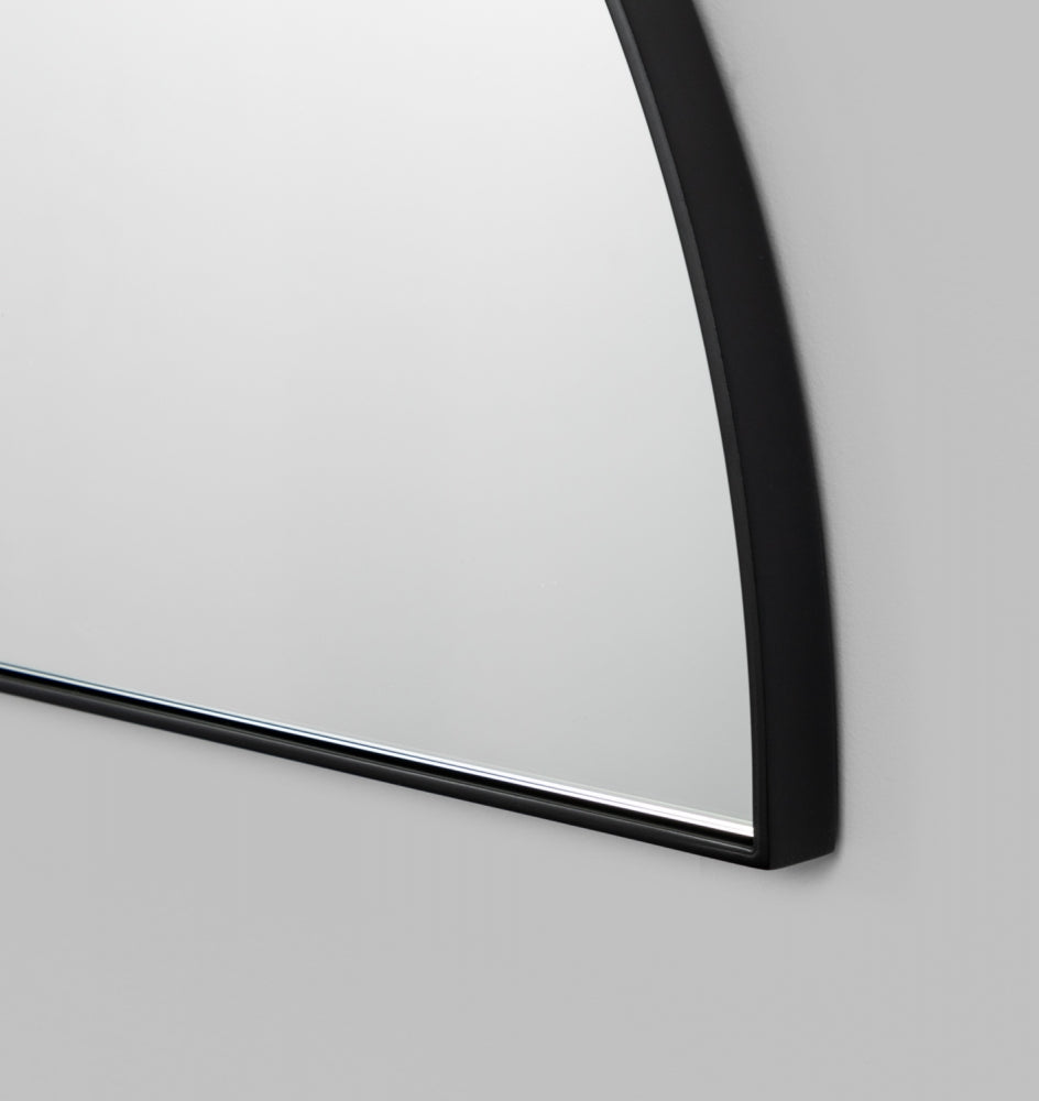 Middle of Nowhere | Bjorn Low Arch Mirror - Black 40 x 80 cm | Shut the Front Door