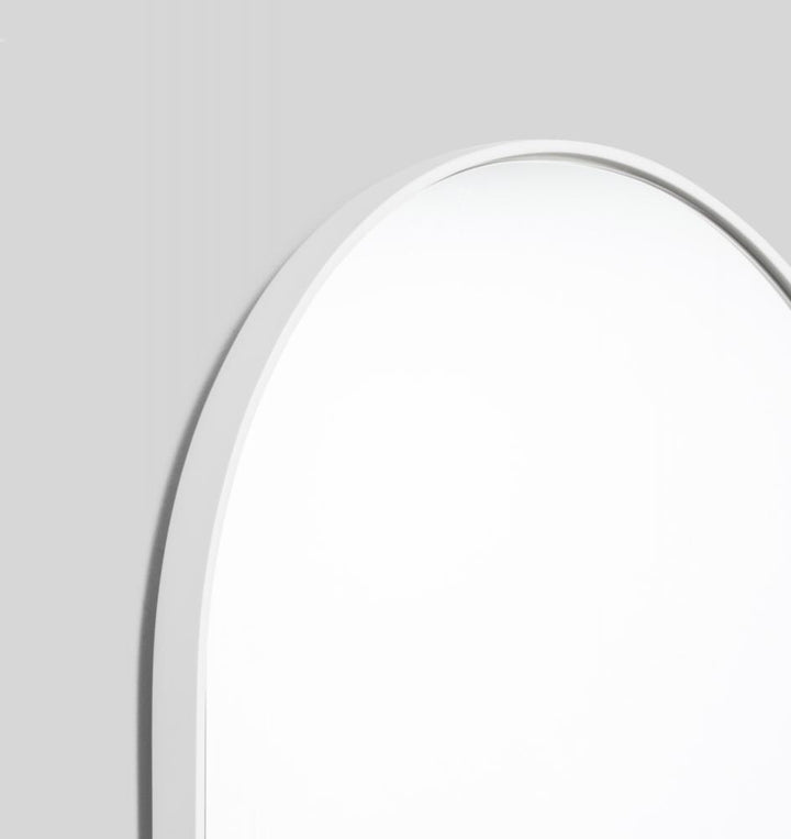 Middle of Nowhere | Bjorn Mirror Oval Full Length White 50x145cm | Shut the Front Door