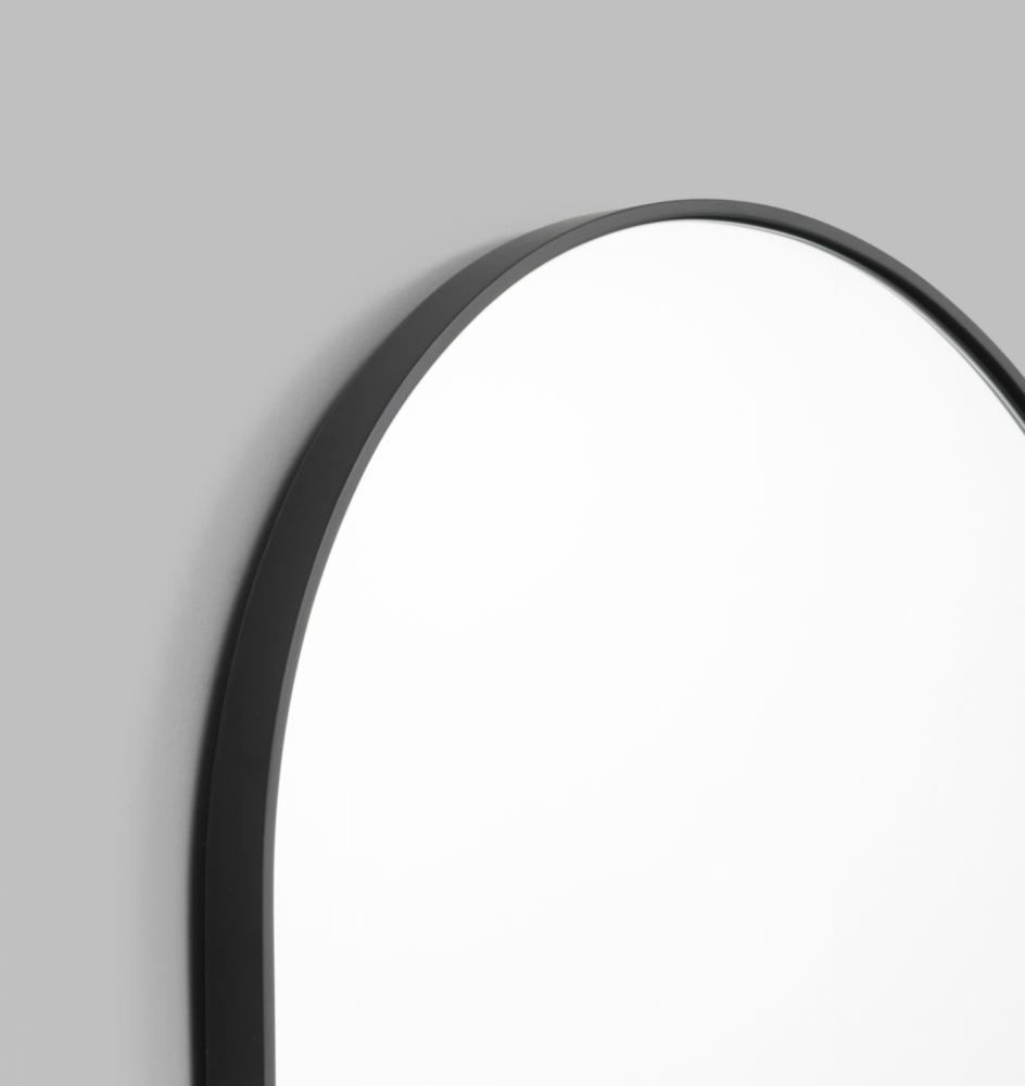 Middle of Nowhere | Bjorn Oval Mirror  Black 50 x 75 cm | Shut the Front Door