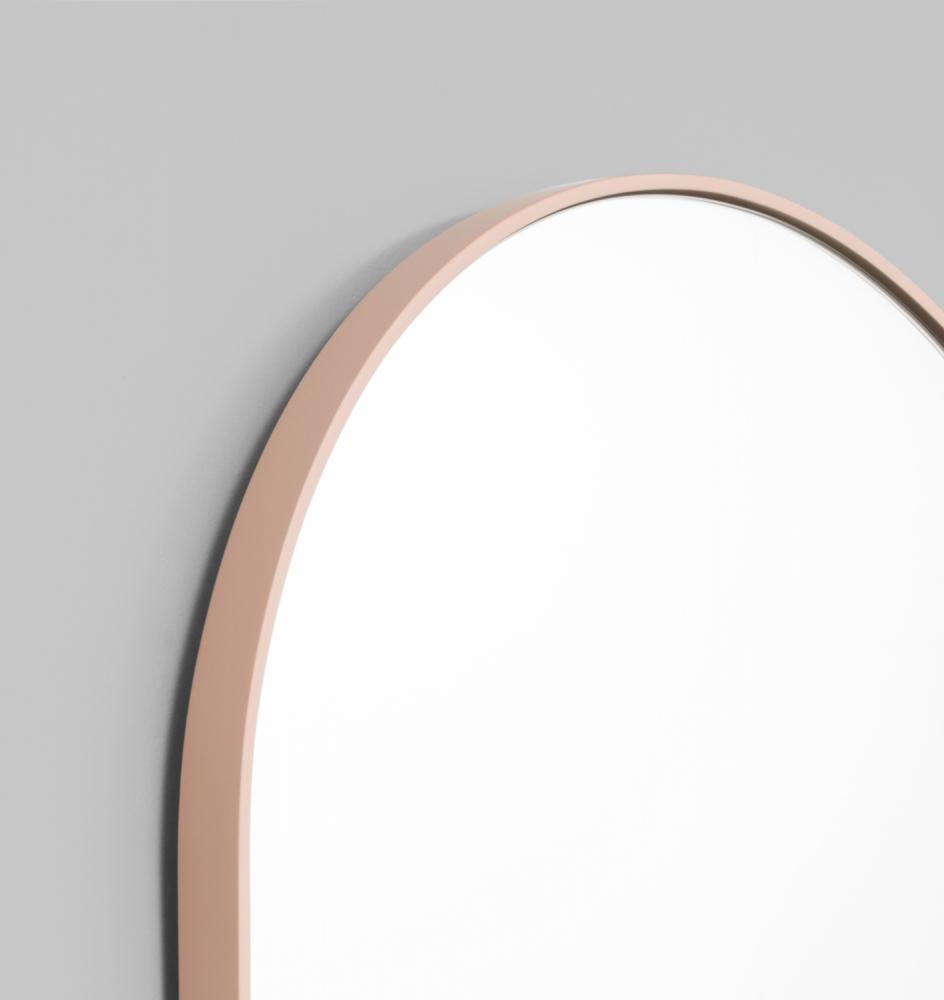Middle of Nowhere | Bjorn Oval Mirror Powder 50 x 75 cm | Shut the Front Door