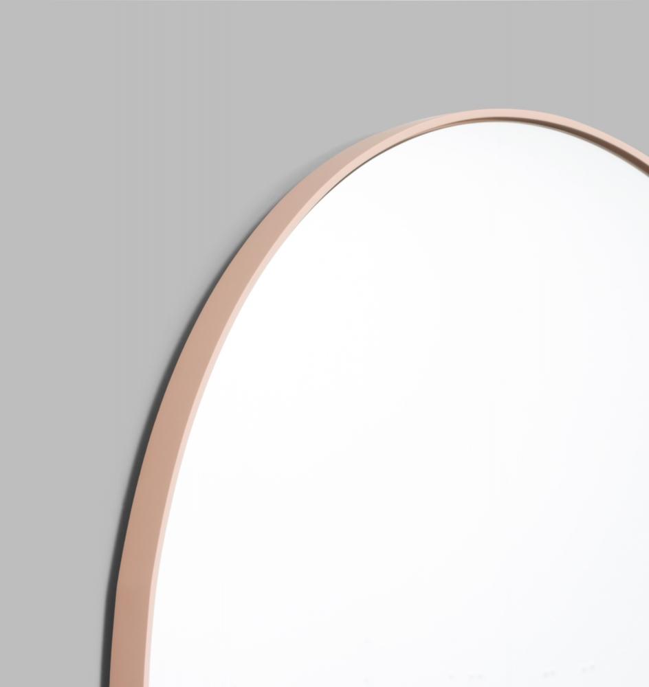 Middle of Nowhere | Bjorn Round Mirror - Powder 80cm | Shut the Front Door