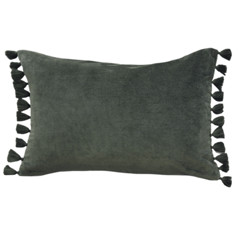 Mulberi | Este Velvet Cushion 35x53cm - Caper | Shut the Front Door