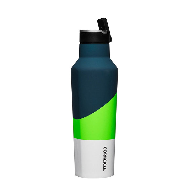 Corkcicle | Corkcicle Colour Block Sports Canteen 600ml - Electric Green | Shut the Front Door