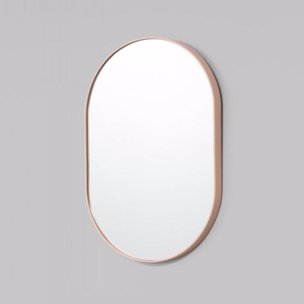 Middle of Nowhere | Bjorn Oval Mirror Powder 50 x 75 cm | Shut the Front Door